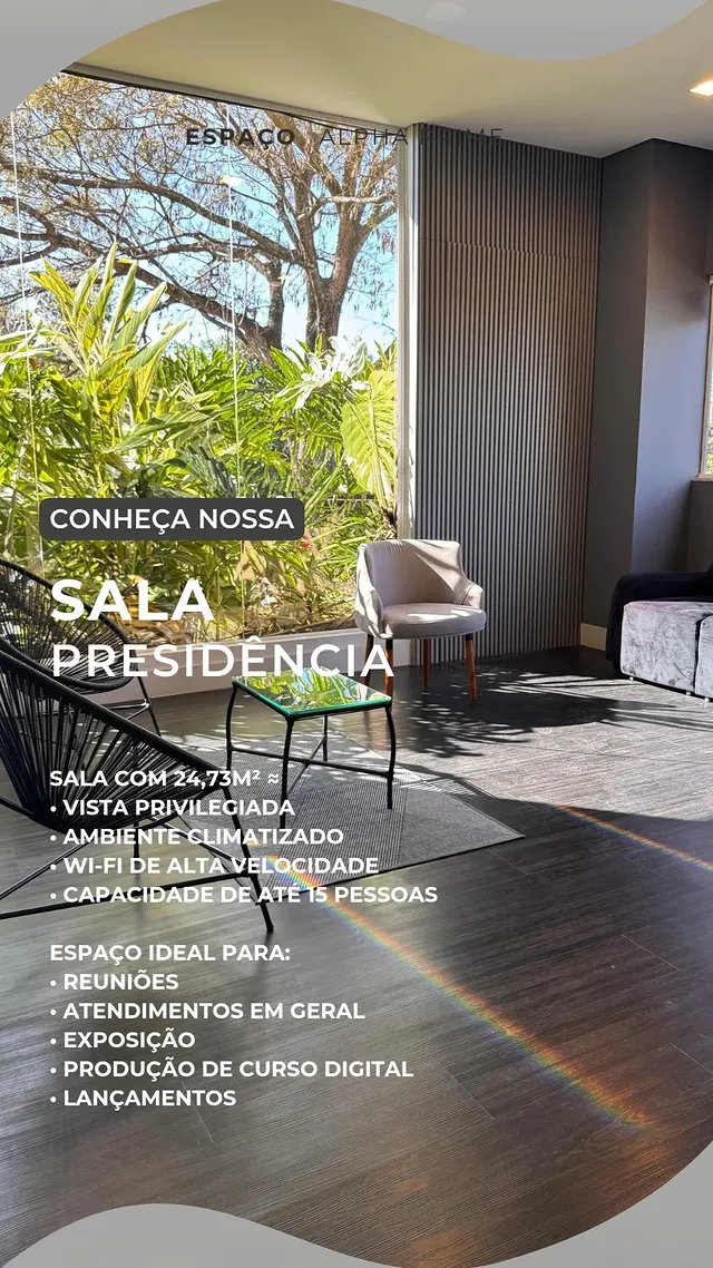 Sala Residência no Espaço Alpha Prime